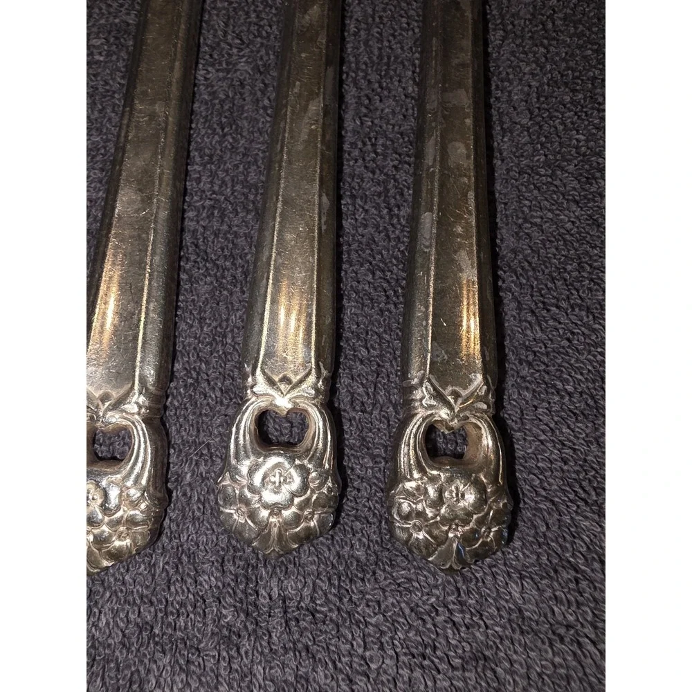 Silver plate 1847 Rogers Bros Eternally Yours 50 Pc Set Butter Knife Sugar Spoon